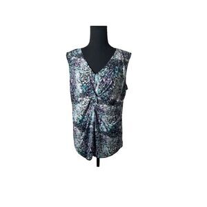 Brittney Black Women's Blouse - Multi-colored with Sequins (c1b2-14)